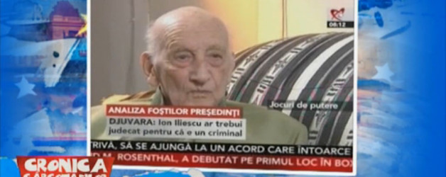 Neagu Djuvara caracterizeaza fostii presedinti – 07.10.2015