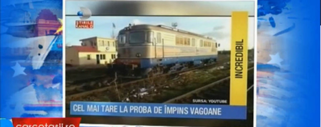 Tren cu propulsie umana – 18.11.2015