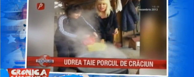 Udrea taie porcul de Craciun – 23.12.2015